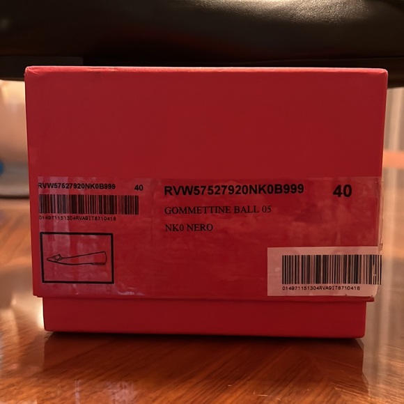 Roger Vivier Black Grommettine Buckle Pointed Toe Flats - Picture 6 of 6